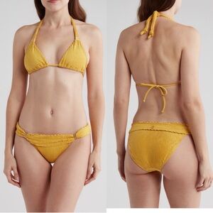 NWT Vic Swimwear Scales Tube Two-Piece Bikini Size L $216
